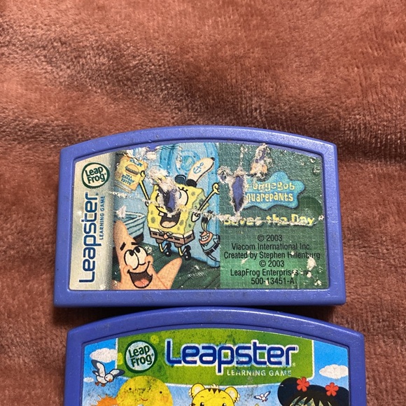 4 Leapster games. Good working condition.Age 4-7.2 Disney and 1Spongebob,1Ki-Lan - Picture 5 of 6
